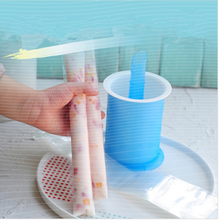 Ice mould cream Broken ice cups DIY ice pop with free 20bags kitchen gadgets Crushed popsicle