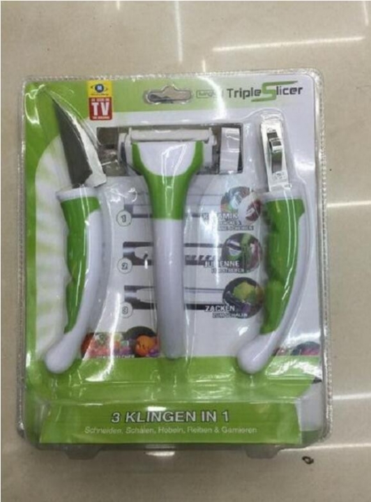 Triple Slicer Vegetable Kitchen Tools Sharp Slicers Popupar Kitchen Stainless Slicers 3 Tools