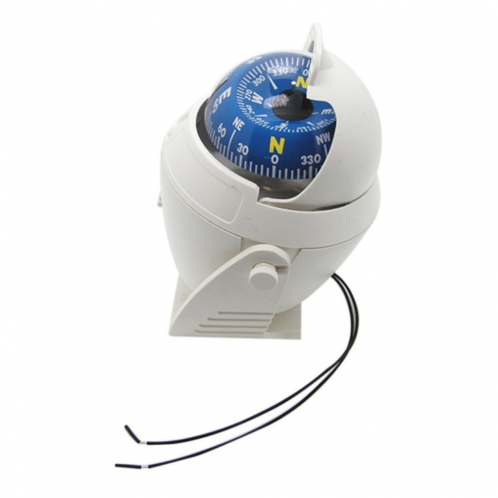 LED Light Digital Compass Magnetic Sphere Marine Military Electronic Boat For Marine Boat Car