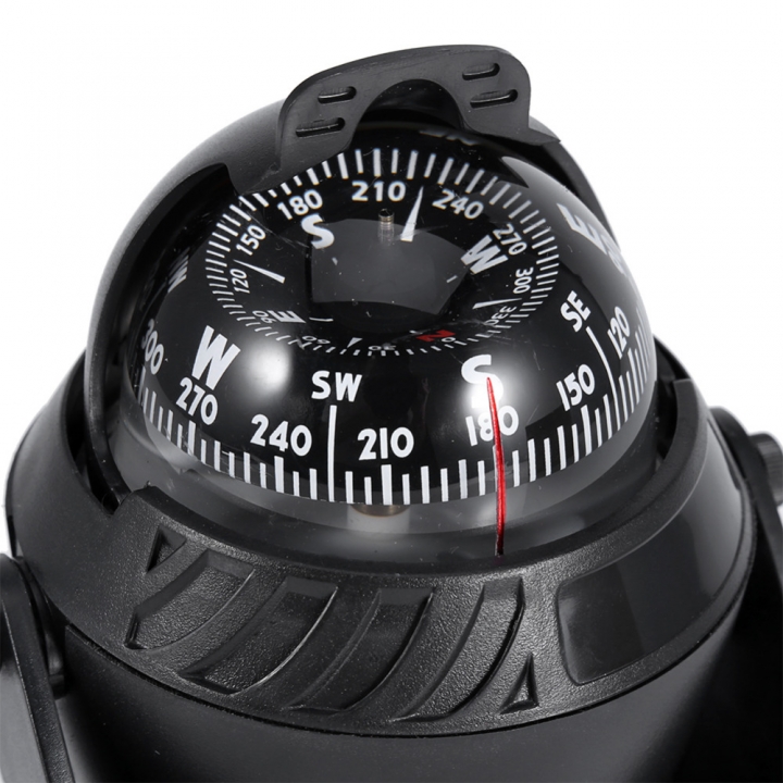 LED Light Digital Compass Magnetic Sphere Marine Military Electronic Boat For Marine Boat Car