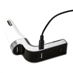Wireless Bluetooth FM Transmitter With Car USB Charger TF Slot for MP3 play