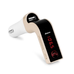 Wireless Bluetooth FM Transmitter With Car USB Charger TF Slot for MP3 play
