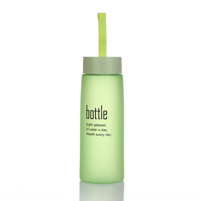 Fresh lovely Water cup plastic Simple Portable student Leak proof Anti-fall cup Dining room appliances