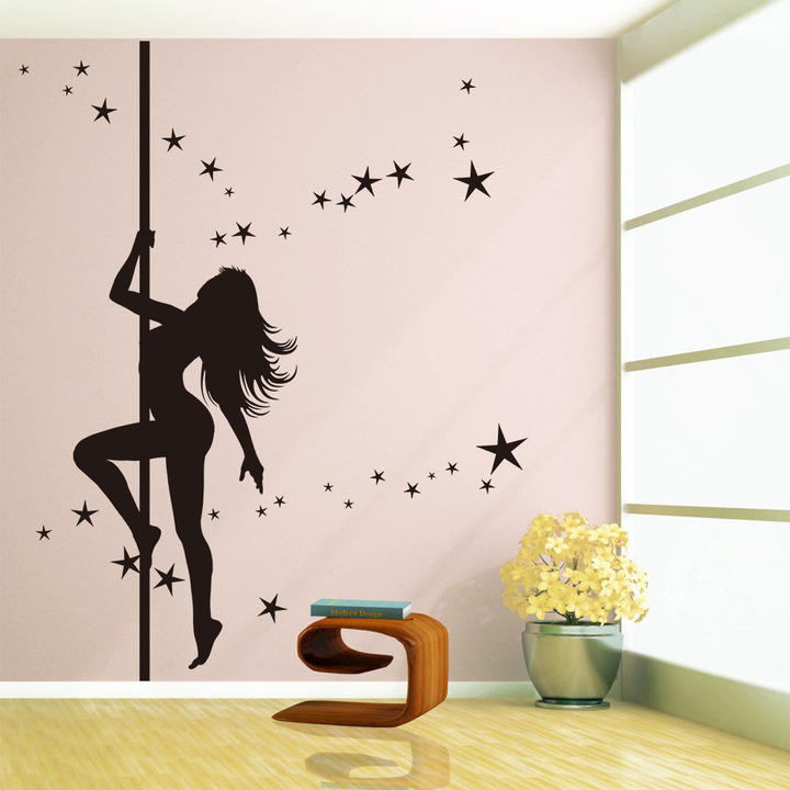 Creative living room bedroom background Can be removed Wall sticker Home decoration