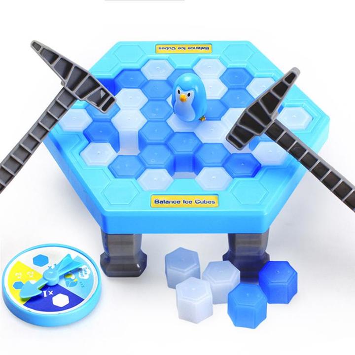 Save Penguin Icebreaker Demolition Wall Chisel Ice Toy Desktop Game Beat Penguin Toys For Children
