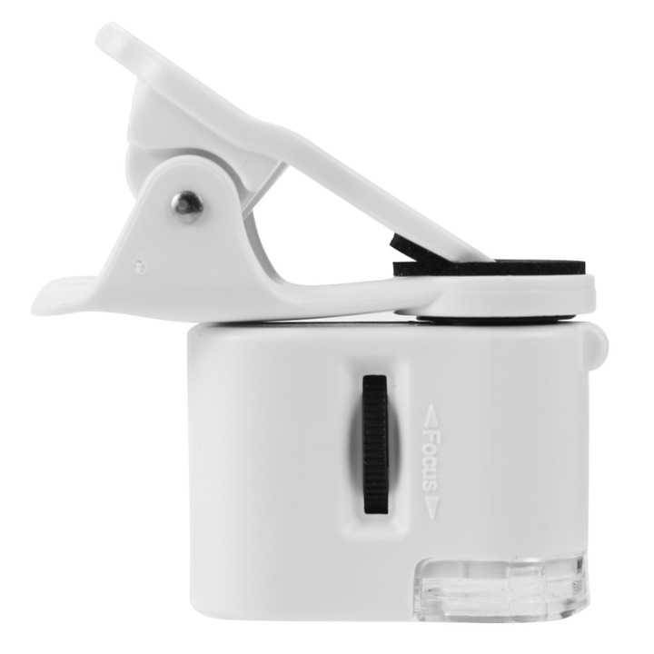 LED light Take a photo magnifier 60 times Mini Portable universal Phone clip HD microscope