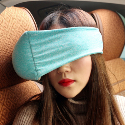 Travel Adult Neck Protection Pillow Eye Mask Nap Safety Strap Comfortable Pillow Seat Support