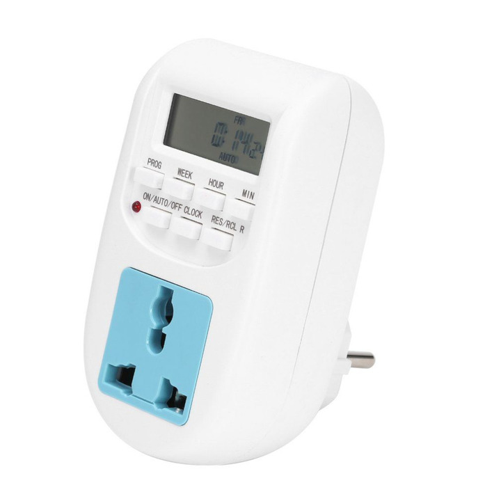 Digital Timer  Smart Power Socket Adjustable  Electronic Socket Timers Energy Saving Household