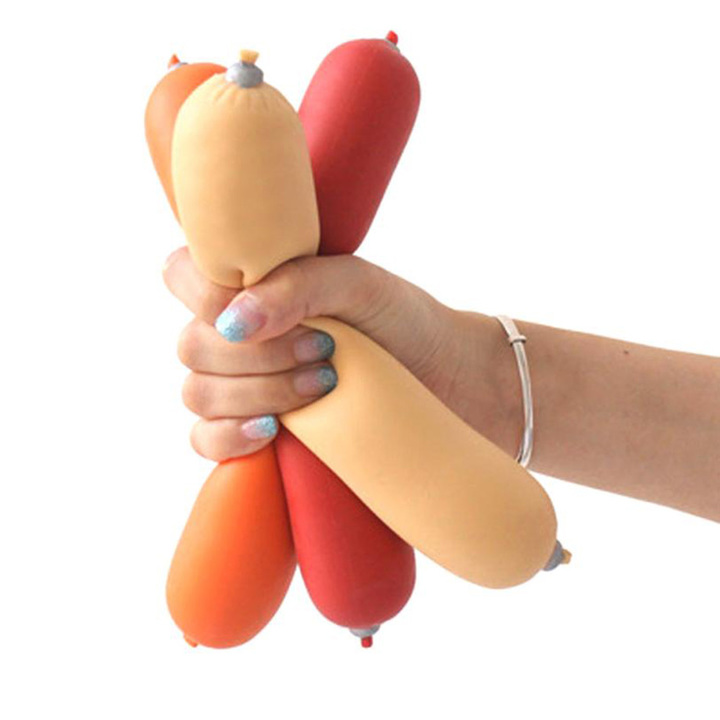 Portable Venting Decompression Interesting Squeeze Sausage Toy Creative  Simulation Sausage Toy