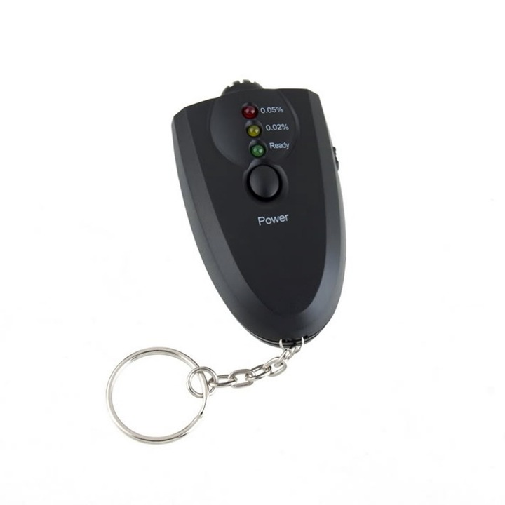 Design Keychain LED Alcohol Tester Portable Breathalyzer Alcohol Analyzer Diagnostic Tool
