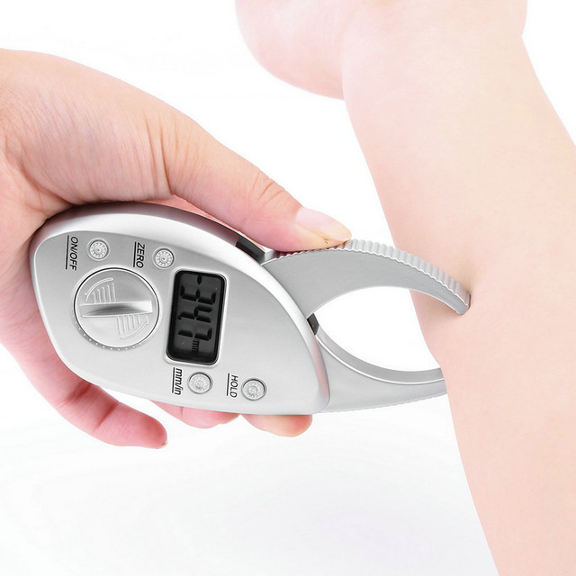 Body Fat Caliper Monitors Electronic Digital body fat analyzer Tape Measure Pack Skin Muscle Tester