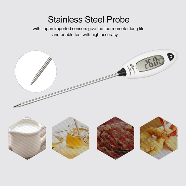 GM1311Food Thermometer High Precision Electronic Water Temperature  Oil  Bath Water Test