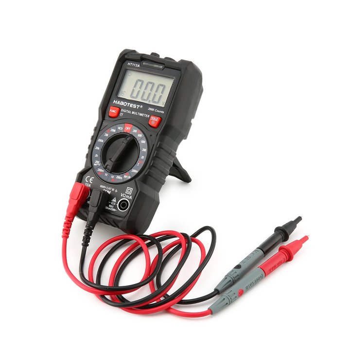 Auto Range Digital Multimeter DC/AC Voltage Current Meter Handheld Ammeter Diode NCV Ohm Tester