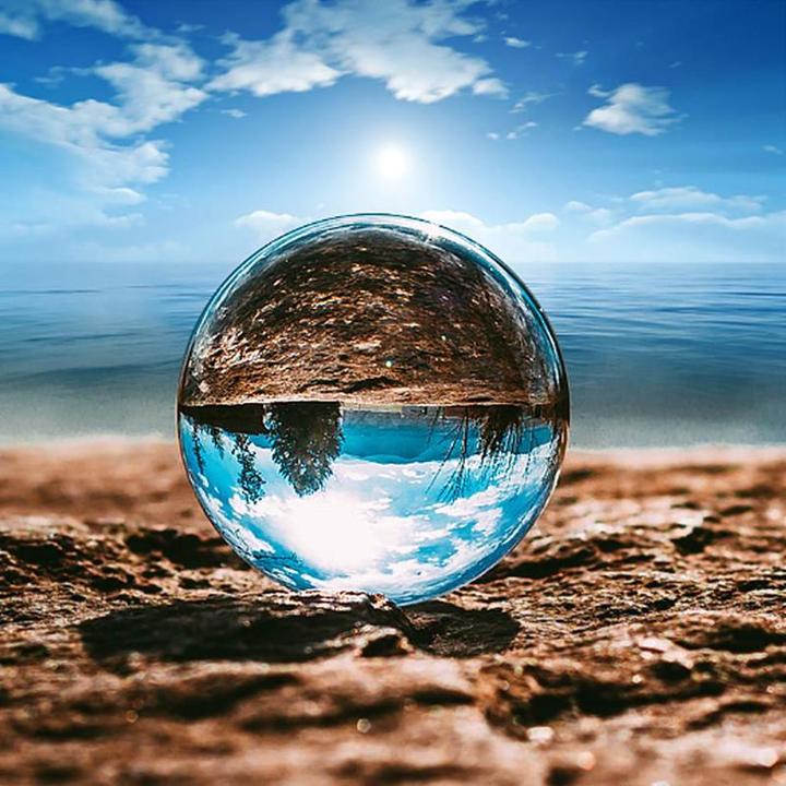 Artificial Crystal Ball Natural Magic Healing Sphere Globe Photography Balls Crystal Craft Decor