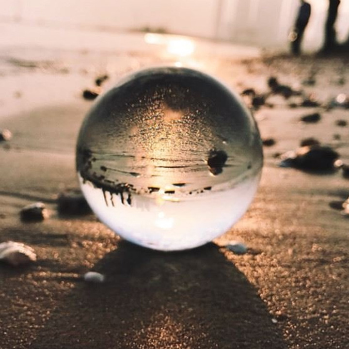 Artificial Crystal Ball Natural Magic Healing Sphere Globe Photography Balls Crystal Craft Decor