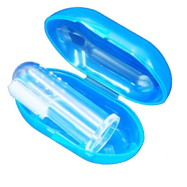 5*2.5cm New Soft Silicone Safe Pets Toothbrush Dog cat Finger Toothbrush Gum Brush For Clear Massage