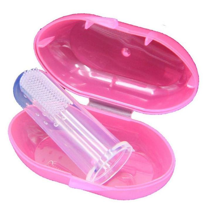 5*2.5cm New Soft Silicone Safe Pets Toothbrush Dog cat Finger Toothbrush Gum Brush For Clear Massage
