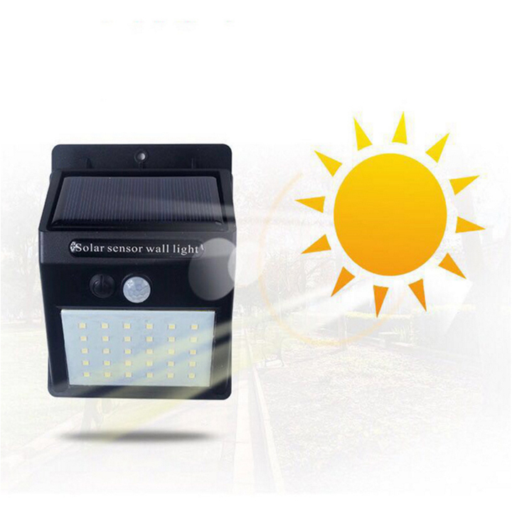 solar light Three functions mode led human body Induction lamp garden Fence Street light