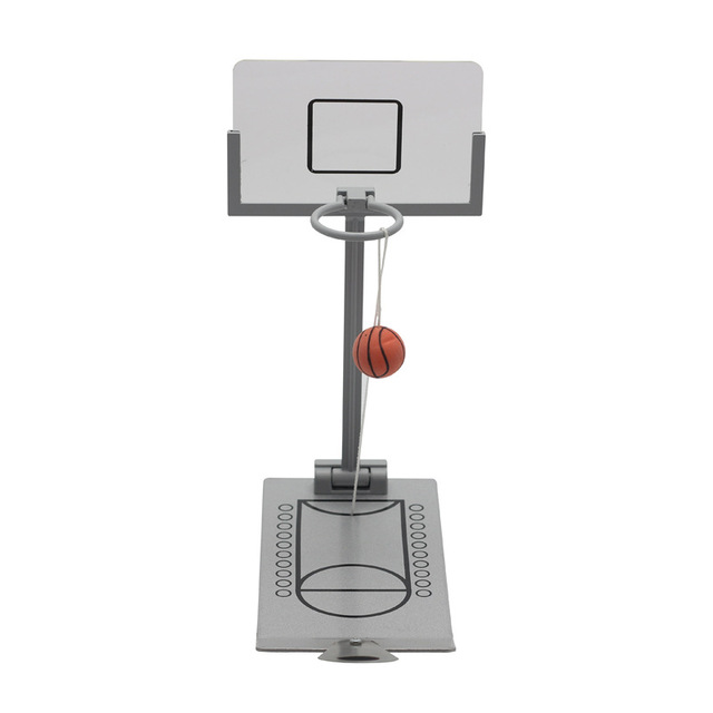 Basketball Hoop Mini Desktop Folding Basketball Machine Stress Reliever Creative Small Rebound