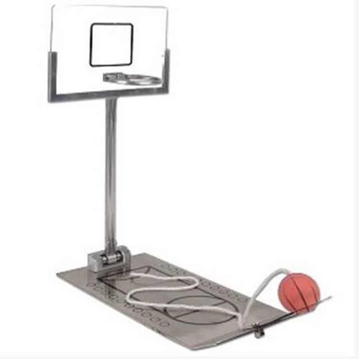 Basketball Hoop Mini Desktop Folding Basketball Machine Stress Reliever Creative Small Rebound