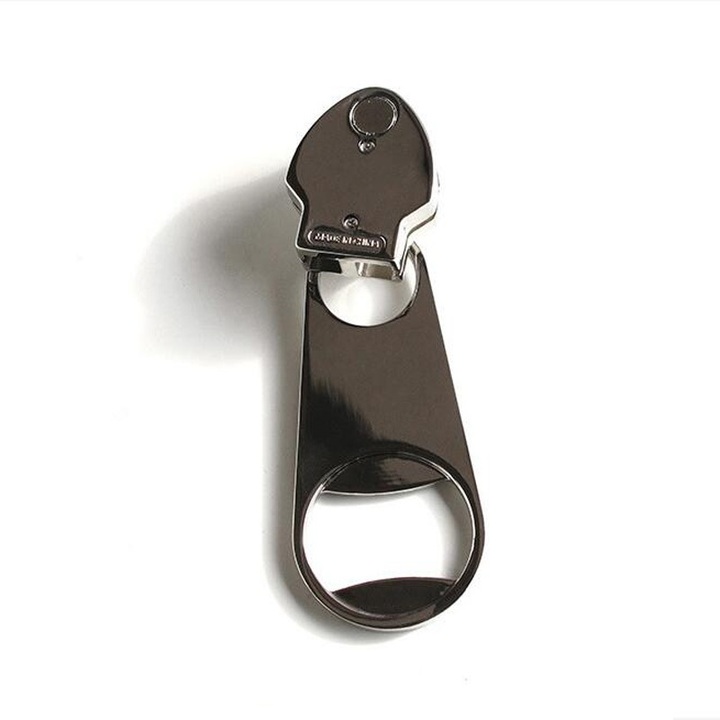 Creative Magnetic Beer Bottle Opener Zipper Style Refrigerator Magnet Wine Bar Diagnostic-tool