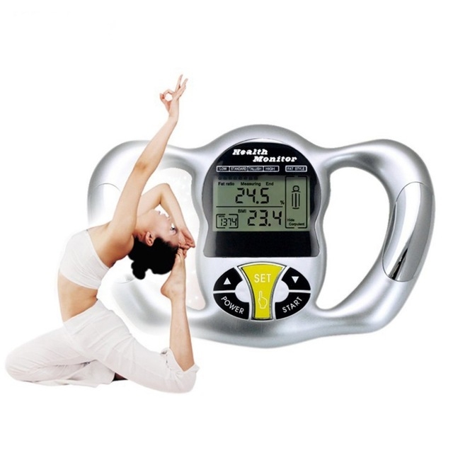 hand hold meter measuring instrument body fat meter electronic human body fat analyzer