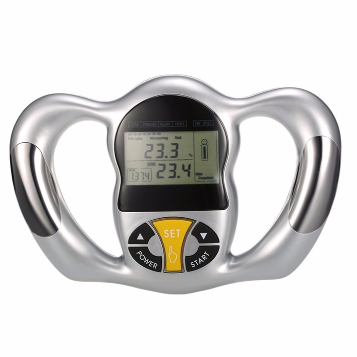 hand hold meter measuring instrument body fat meter electronic human body fat analyzer