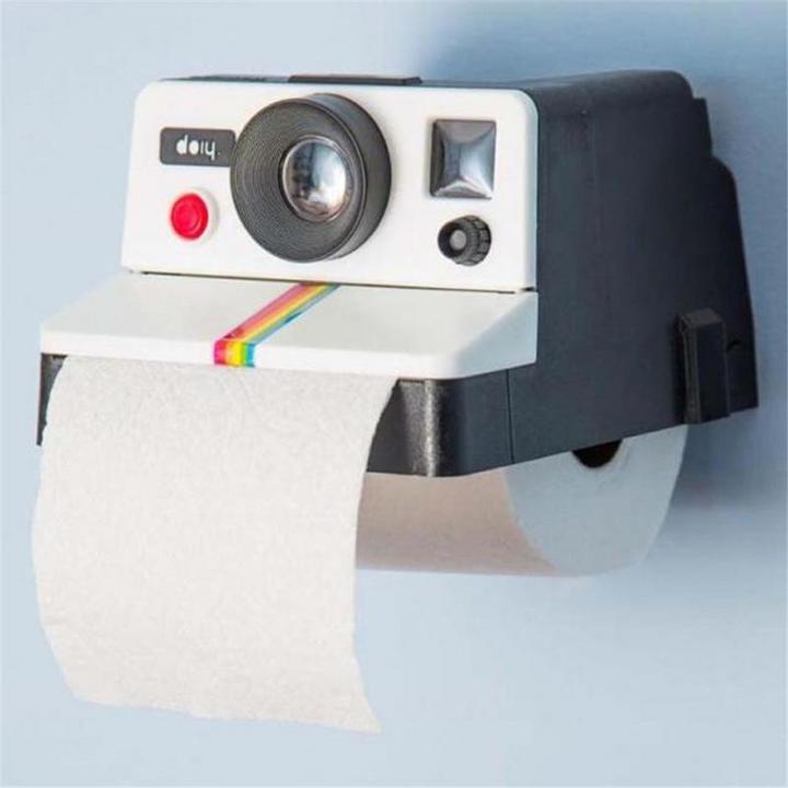 Retro Cute Camera Paper Towel Paper Holder Tube Toilet Paper Tray Paper  Pumping  Tissue Box Pumping