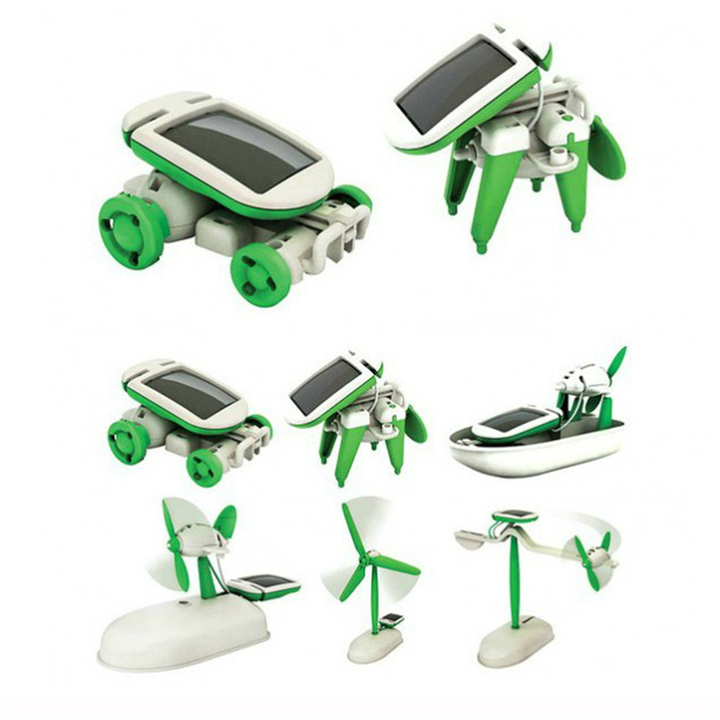Learning Power Solar Robot Kit Toy Transformation Robot DIY Toy Science Kit For Kid Birthday