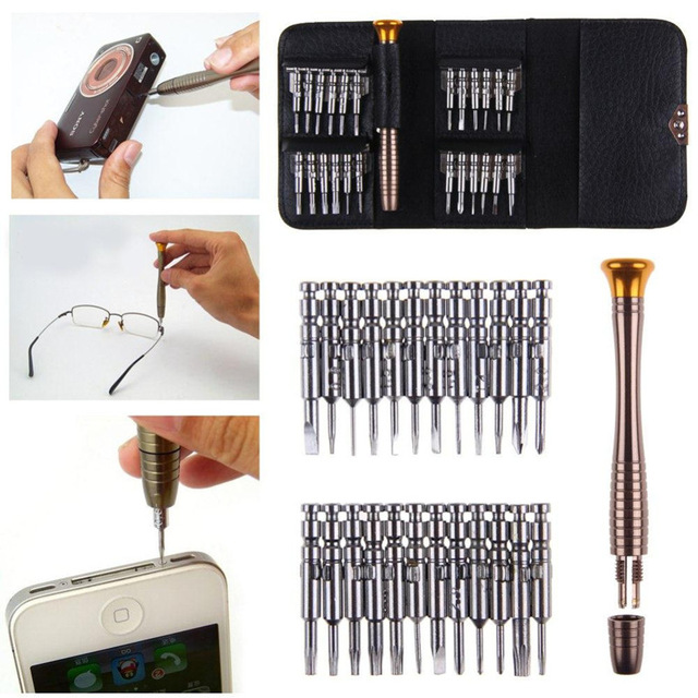 Manual Screwdriver Bit Combination Set Mobile Phone Notebook Disassemble Repair Tool