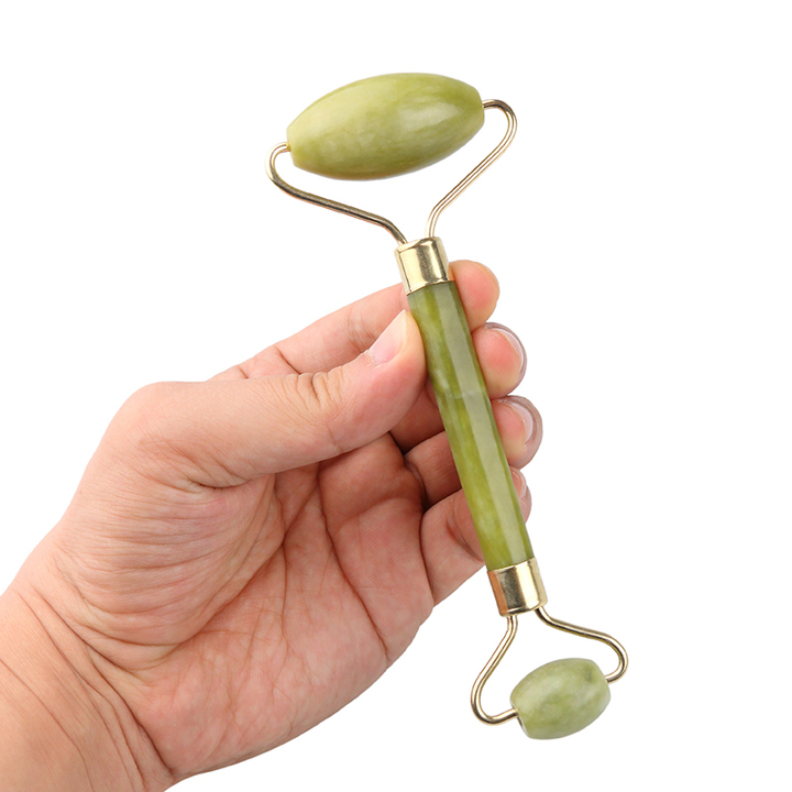 Facial Massage Roller Natural Jade Face Slimming Shaper Body Foot Relaxation Beauty Tool
