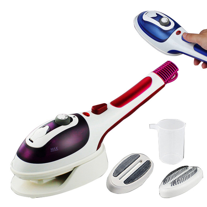 Handheld ceramics Bottom plate Hanging machine 2 in 1 steam Electric iron brush