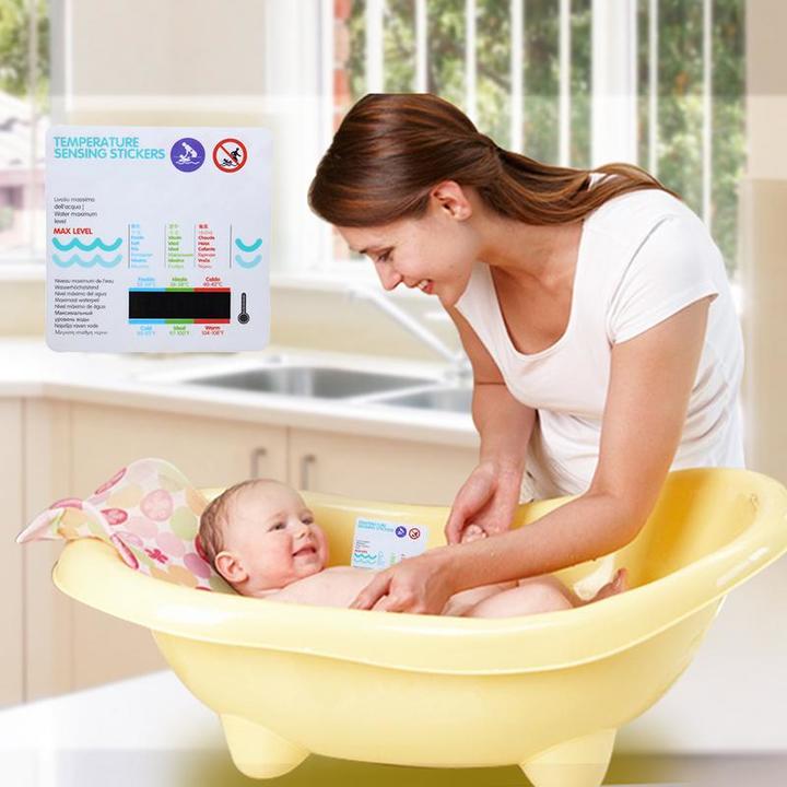 Cartoon Temperature Card Baby Shower Water Temperature Sticker Baby Health Care Toiletries