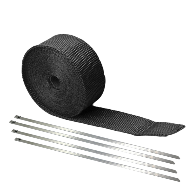 Insulated hand touch soft banana belt Exhaust pipe modification parts Anti-scalding cotton cloth