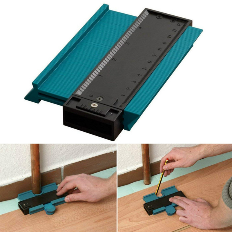 Plastic Gauge Contour Profile Copy Gauge Duplicator Wood Marking Tiling Laminate Tiles General Tools