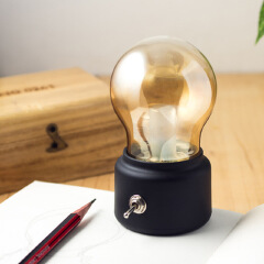Retro Bulb light   USB Charging led Night light metal glass Ambient Light  Energy saving light bulb