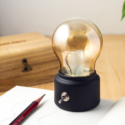 Retro Bulb light   USB Charging led Night light metal glass Ambient Light  Energy saving light bulb