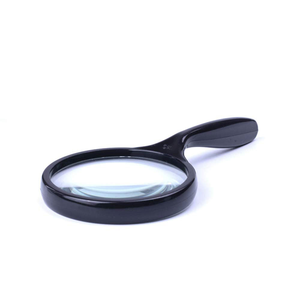 Handheld crank magnifier 3 times Old man read magnifier
