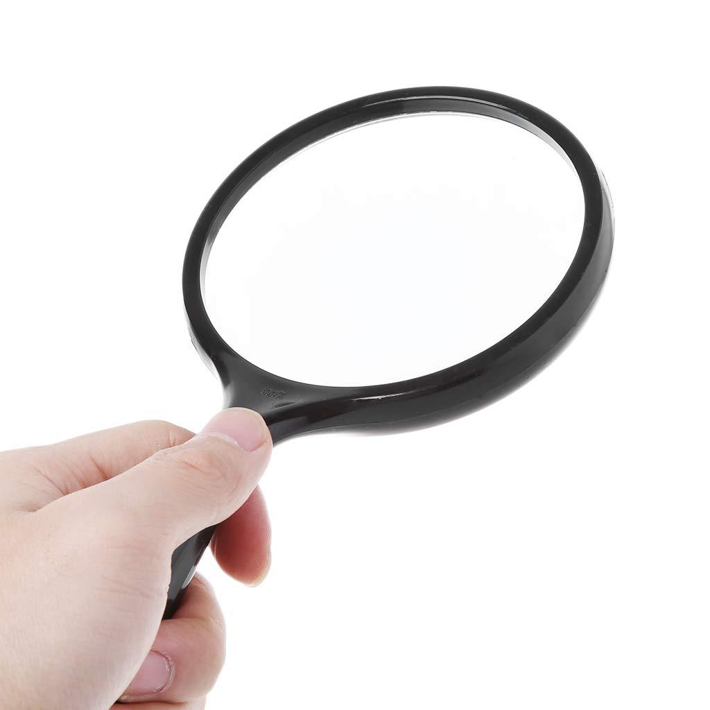 Handheld crank magnifier 3 times Old man read magnifier