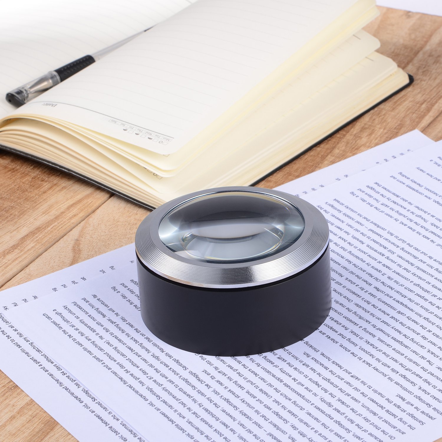 The New Cylinder 3LED light K9 Optics lens read magnifier desktop Wenzhen mirror