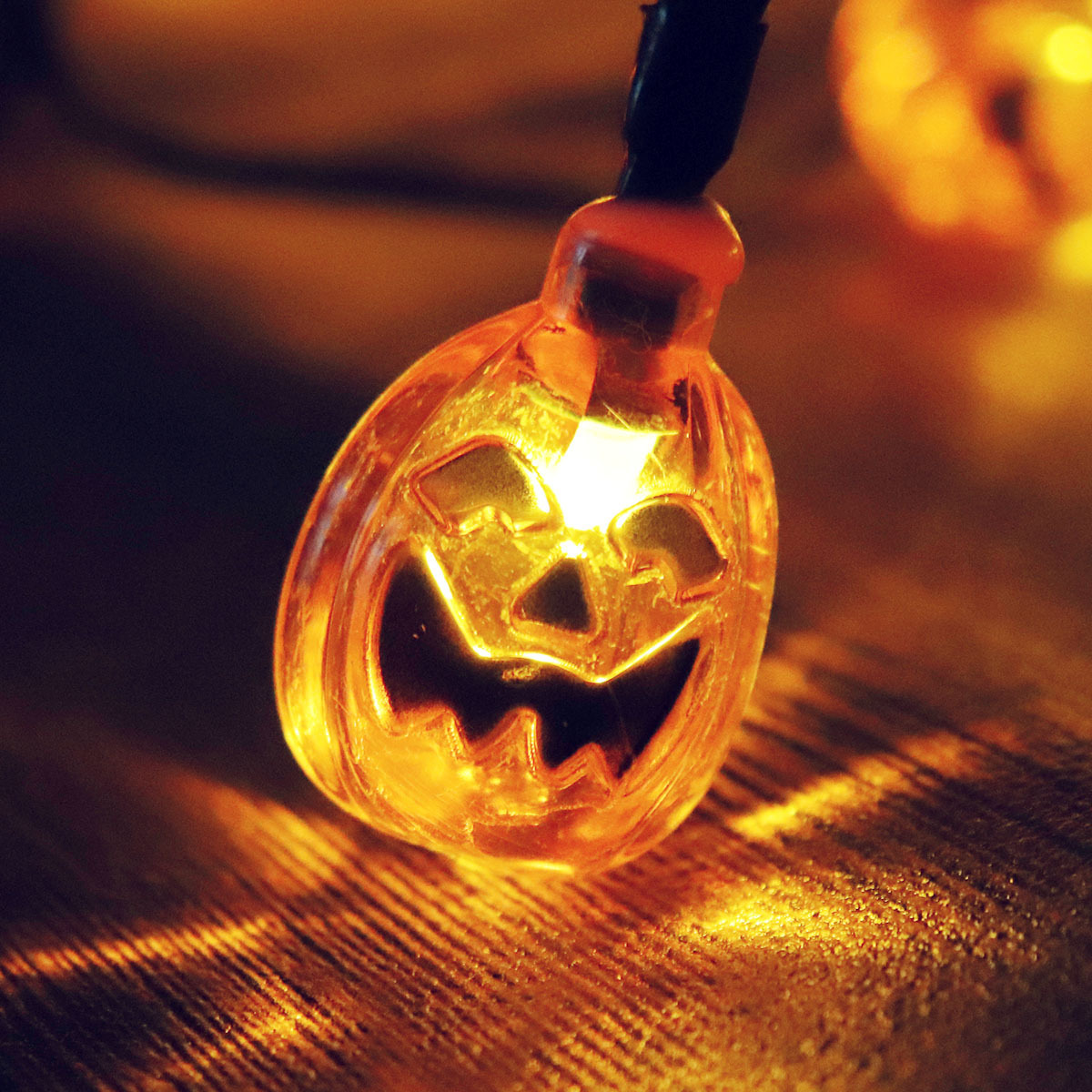 Solar energy Pumpkin string Halloween decoration outdoor patio Decorative lights Lantern