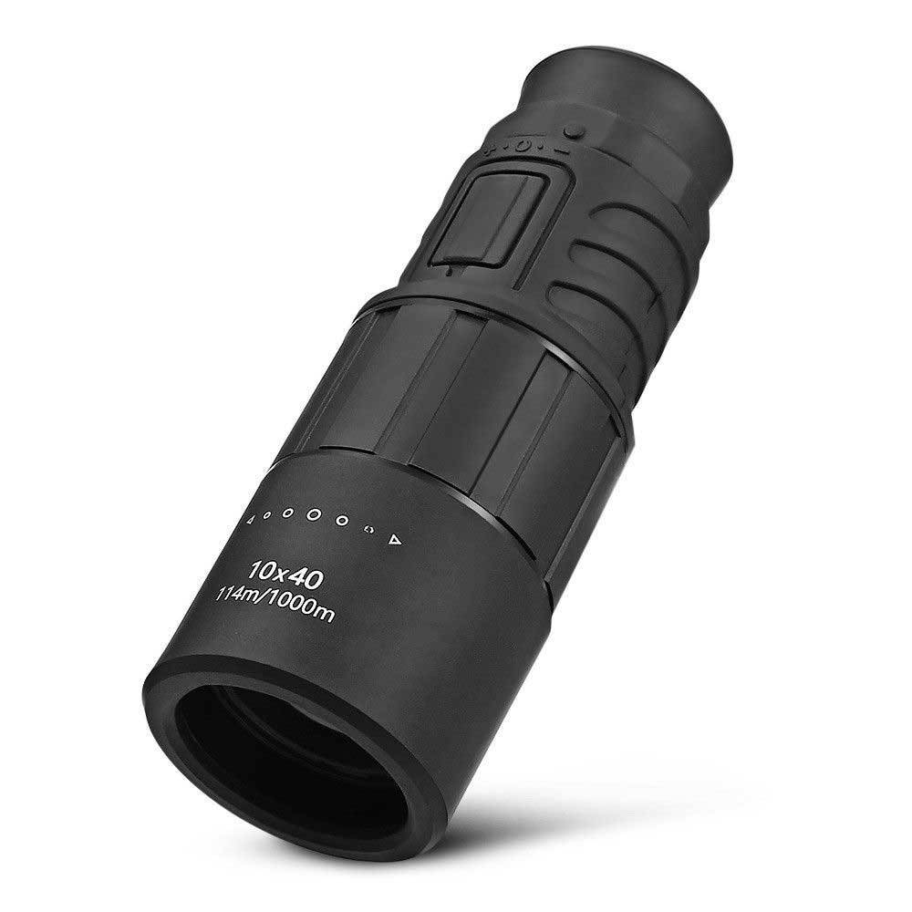 outdoor telescope Single cylinder telescope Black dolphin 10x40 High magnification HD telescope