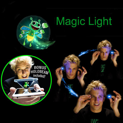 Light Burst Honeybee Magic Lantern New Toy Magic Finger Prop Lamp 3D Hologram Projection Toy