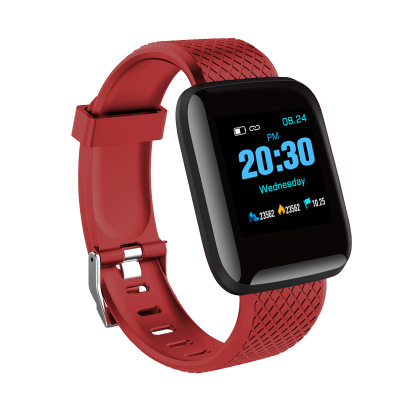 Waterproof Running Pedometer Screen Smart D13 Real-time Heart Rate  Sleep Bracelet
