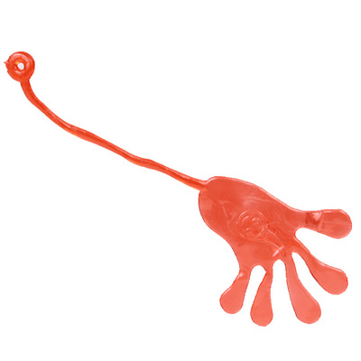 5set  Elastic Retractable Viscous Palm Large Wall Climbing Palm Whole Toy Whole Maggot Sticky Hand
