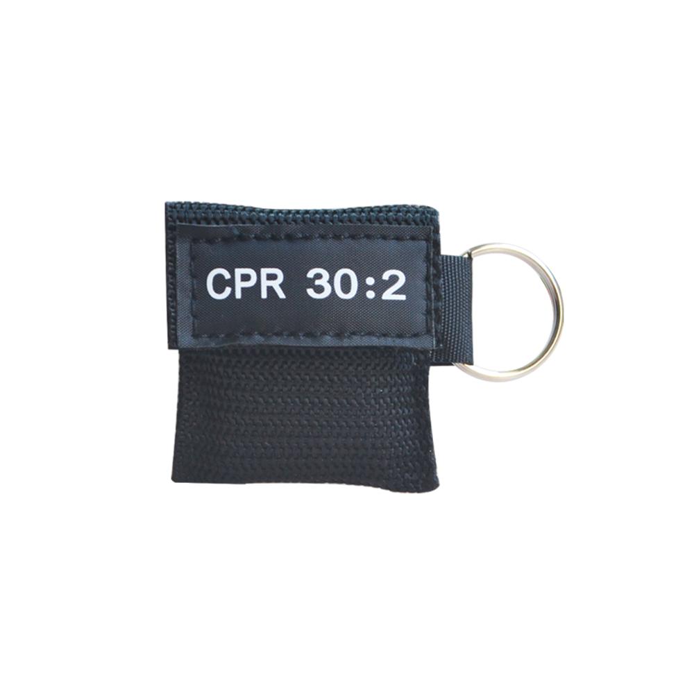 CPR Resuscitator Mask  Face Shield Breathing Mask Mouth Breath One-way Valve Tool