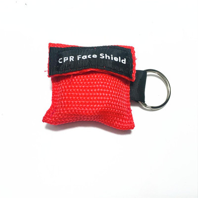 CPR Resuscitator Mask  Face Shield Breathing Mask Mouth Breath One-way Valve Tool