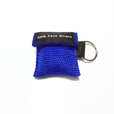 CPR Resuscitator Mask  Face Shield Breathing Mask Mouth Breath One-way Valve Tool