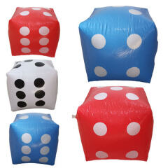 Kids Inflatable Play in the water Toy Plastic Ball PVC dice Ball Children's toys Teaching props