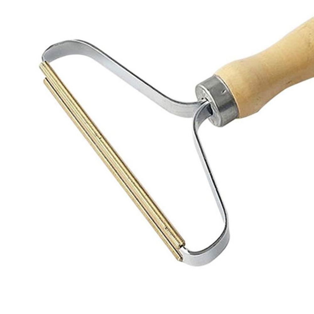 Clothes Fuzz Shaver Clothes Fluff Hair Scraper Cashmere Pure Copper Double Cutter Head Manual Brush